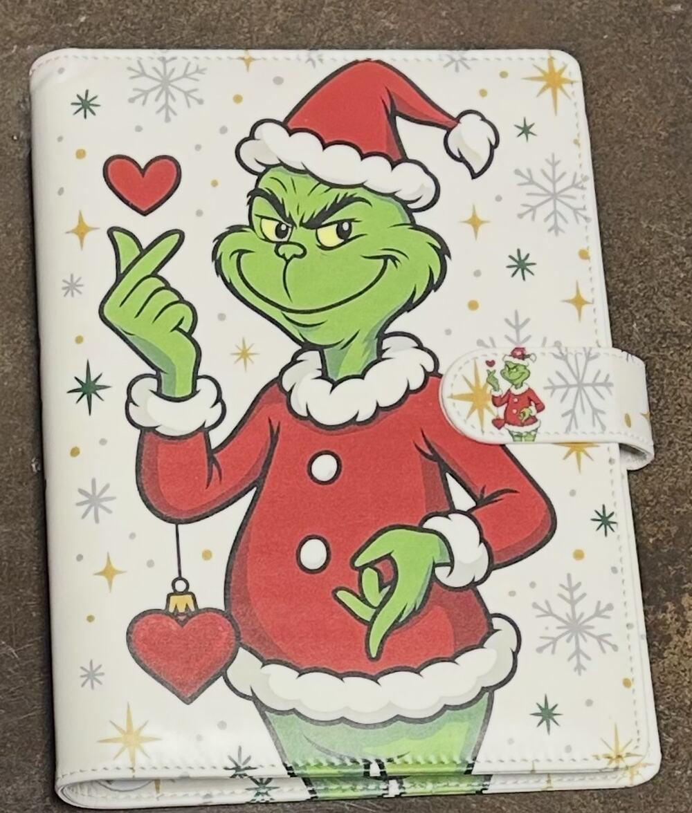 The Grinch size A5 Binder w/ stationery paper
